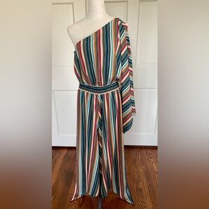 ROMAN one shoulder jumpsuit